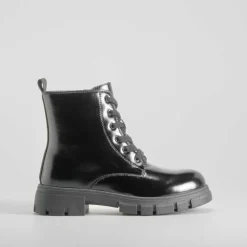 Best Botín militar bordado negro OH GIRL Botines