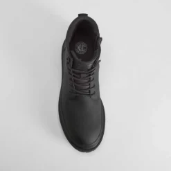 Botín militar casual negro Hombre Botas
