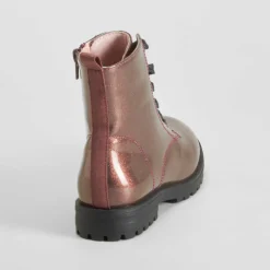 Best Botín militar glitter burdeos OH GIRL Botines