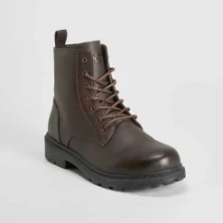 Discount Botín militar marrón Hombre Botas
