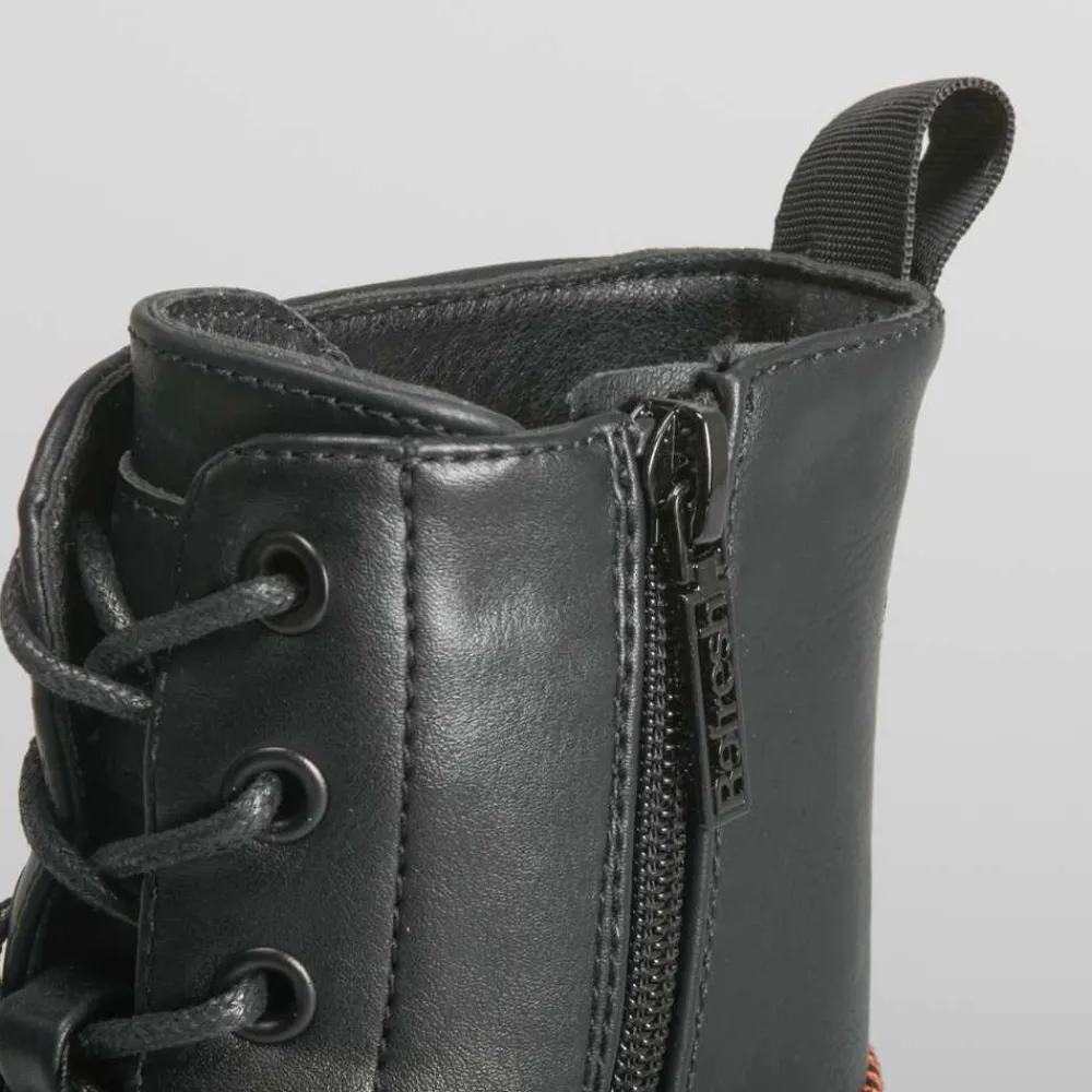 botn_militar_negro_polipi_SKUTVkA2SppKk_4.webp Best Botín militar negro polipiel Mujer Botines Tacón