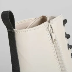 Hot Botín militar tirador blanco OH GIRL Botines