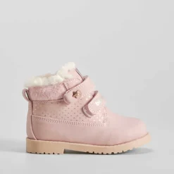 Botín montaña bebé rosa Botas