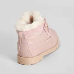 Botín montaña bebé rosa Botas