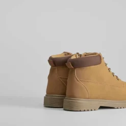 Best Botín montaña con cordón camel Botines