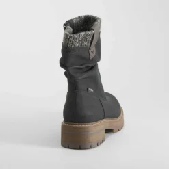 Discount Botín montaña cordones negro Mujer Botines Planos