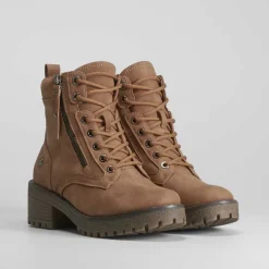 Clearance Botín montaña marrón Mujer Botines Tacón