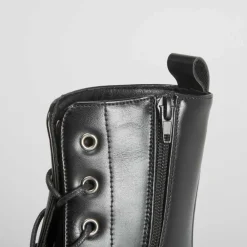 Clearance Botín negro militar Mujer Botines Planos