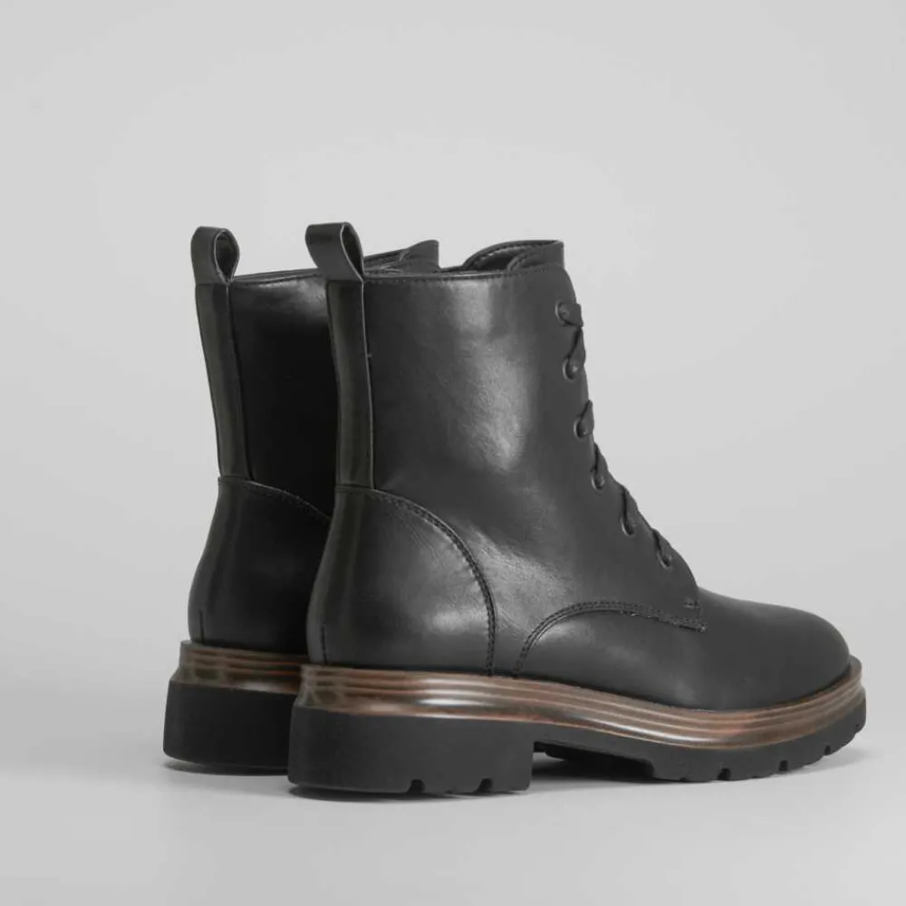 botn_negro_militar_plano__SKUenIckcV8R2_2.webp Botín negro militar plano de Mujer Botines Planos