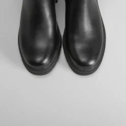Clearance Botín negro piel sintética Mujer Botines Tacón
