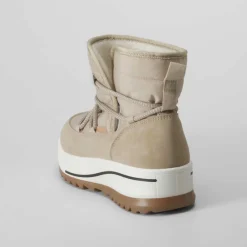 Outlet Botín nieve suela track beige Mujer Apreski