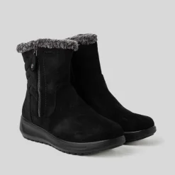 Sale Botín pelo negro Mujer Botines Planos