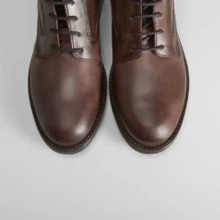 Best Botín piel marrón Hombre Botas