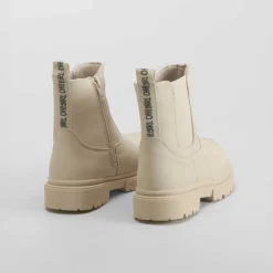 Hot Botín plano beige OH GIRL Botines