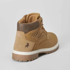 Discount Botín plano camel Hombre Botas