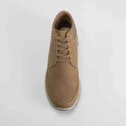 New Botín plano Hexaflex basalto camel Hombre Botas Confort|Botas