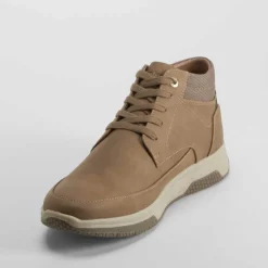 New Botín plano Hexaflex basalto camel Hombre Botas Confort|Botas