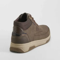 New Botín plano Hexaflex basalto marrón Hombre Botas Confort|Botas