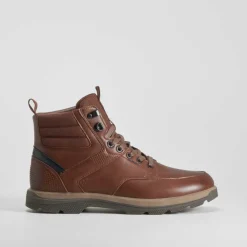 Hot Botín plano Hexaflex ikimba marrón Hombre Botas Confort|Botas