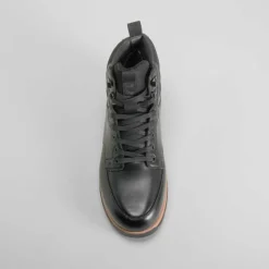 New Botín plano Hexaflex ikimba negro Hombre Botas Confort|Botas