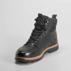 New Botín plano Hexaflex ikimba negro Hombre Botas Confort|Botas