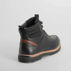 New Botín plano Hexaflex ikimba negro Hombre Botas Confort|Botas