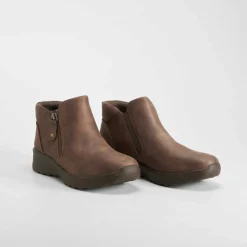 Hot Botín plano Lovely Vibe marrón Mujer Botines Planos