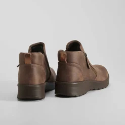 Hot Botín plano Lovely Vibe marrón Mujer Botines Planos