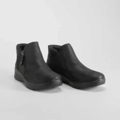 Sale Botín plano Lovely Vibe negro Mujer Botines Planos