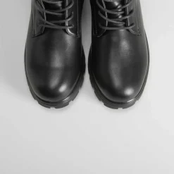 Discount Botín plano militar ligero Mujer Botines Planos