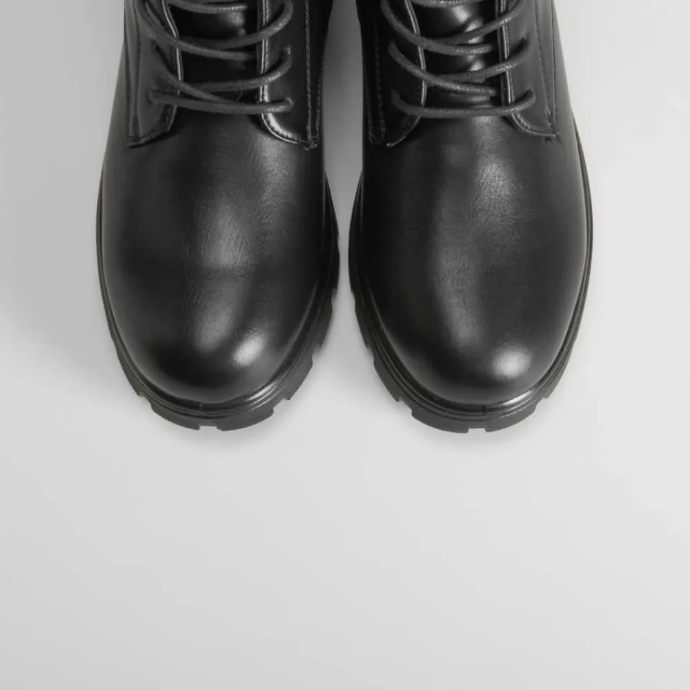 botn_plano_militar_ligero_SKUMNmrS6zZTb_3.webp Discount Botín plano militar ligero Mujer Botines Planos