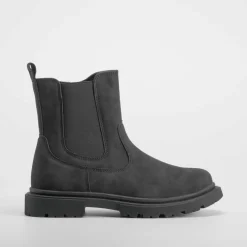 Online Botín plano negro OH GIRL Botines