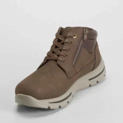 Hot Botín plano Off Gravity marrón Hombre Botas Confort|Botas