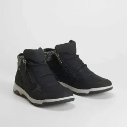 Sale Botín plano pelo negro Mujer Botines Planos