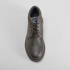 Hot Botín plano piel marrón Hombre Botas Confort|Botas