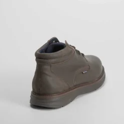 Hot Botín plano piel marrón Hombre Botas Confort|Botas