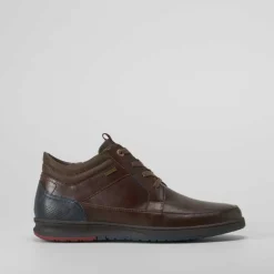 Hot Botín plano Shock Absorber marrón Hombre Botas Confort|Botas