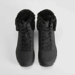 New Botín plano Uno Rugged -Fall Air negro Mujer Botines Planos