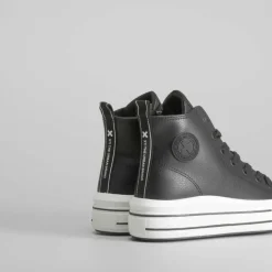 Clearance Botín plataforma negro Zapatillas Altas