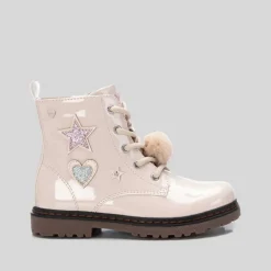 New Botín pompón beige Botines