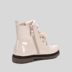 New Botín pompón beige Botines