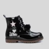 Online Botín pompón negro Botines
