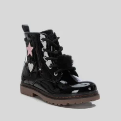 Online Botín pompón negro Botines