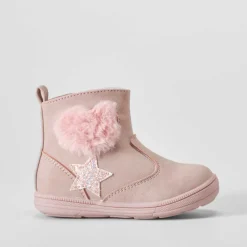 Discount Botín pompon bebé rosa Botas