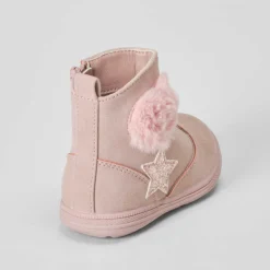 Discount Botín pompon bebé rosa Botas