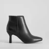 Outlet Botín tacón aguja negro PICCOLA PIU Mujer Botines Tacón