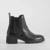 New Botín tacón chelsea Shock Absorber negro Mujer Botines Tacón