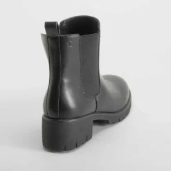 New Botín tacón chelsea Shock Absorber negro Mujer Botines Tacón