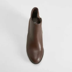 Discount Botín tacón combinado marrón PICCOLA PIU Mujer Botines Tacón|Básicos X Menos