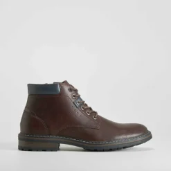 Online Botín tacón marrón Hombre Botas